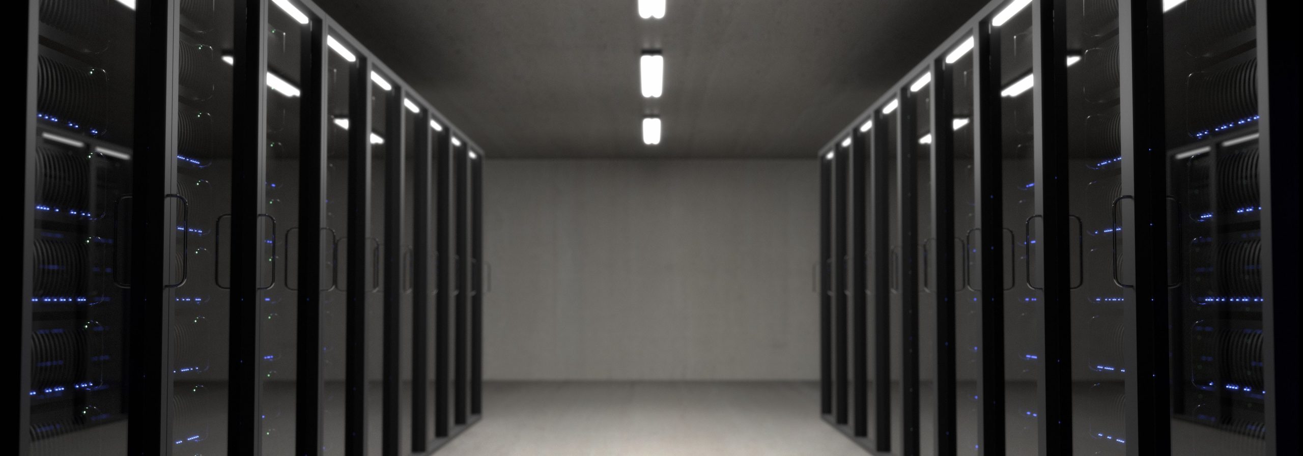Server Room filled with server cabinets