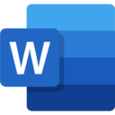 Microsoft 365 Word Logo Icon
